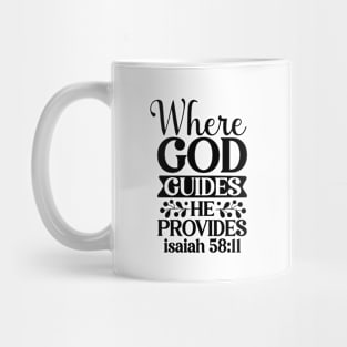 Inspirational Christian Message Faith Over Fear Mug